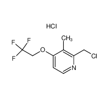 2-(氯甲基)-3-甲基-4-(2,2,2-三氟乙氧基)吡啶鹽酸鹽 鹽酸鹽|127337-60-4 