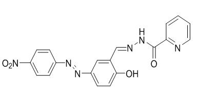 ACME16085|N'-((E)-2-hydroxy-5-((E)-(4-nitrophenyl)diazenyl)benzylidene)picolinohydrazide 