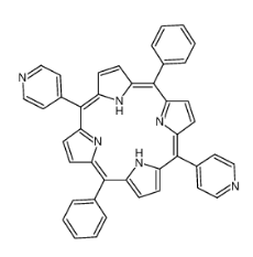 5,15-二(4-吡啶基)-10,20-二苯基卟啉|71410-72-5 