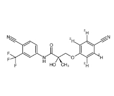 (2S)-3-(4-氰基苯氧基-2,3,5,6-D4)-N-[4-氰基-3-(三氟甲基)苯基]-2-羥基-2-甲基丙酰胺/1202044-20-9 