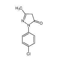 1-(4-氯苯基)-3-甲基-2-吡唑啉-5-酮|13024-90-3 