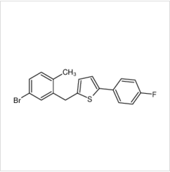 2-(2-甲基-5-溴芐基)-5-(4-氟苯)噻吩|1030825-20-7		 