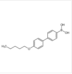 4-戊氧基聯(lián)苯硼酸	|158937-25-8	 
