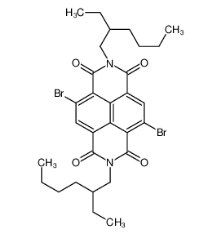 4,9-二溴-2,7-二(2-乙基己基)異色烯并[6,5,4-DEF]異色烯-1,3,6,8-四酮|1088205-02-0 