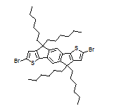 2,7-二溴-4,4,9,9-四己-4,9-二氫-s-苯并二茚并[1,2-b:5,6-b']二噻吩|ACME06091 