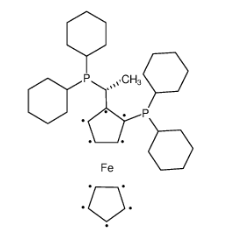 (R)-(-)-1-[(S)-2-( 二環(huán)己基膦基)二茂鐵基]乙基二環(huán)己基膦|167416-28-6 